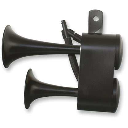 Rivco Products Dual  - Air Horns - Black [MPN: AHHDBK]_466725