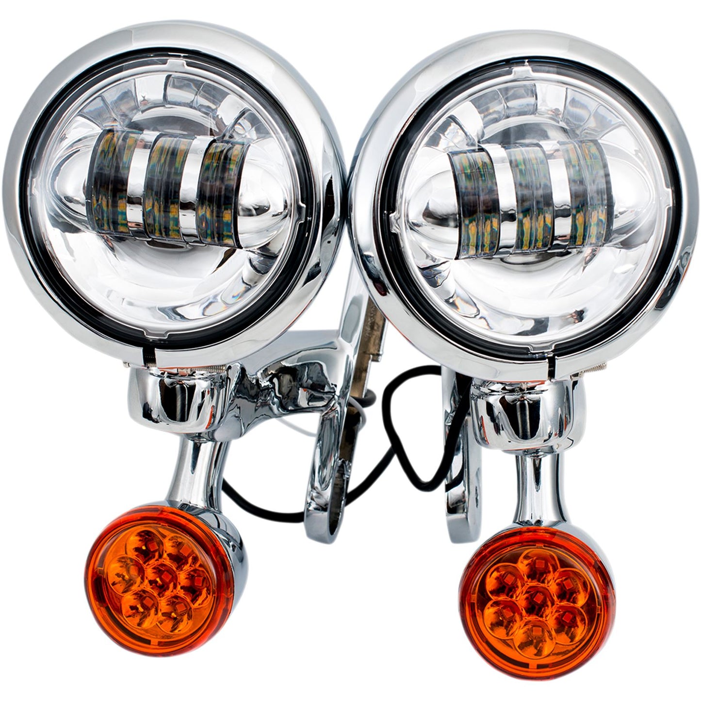 Rivco Products LED Turn/Run Lights 4-1/2" - Chrome/Chrome [MPN: MV185]_466695