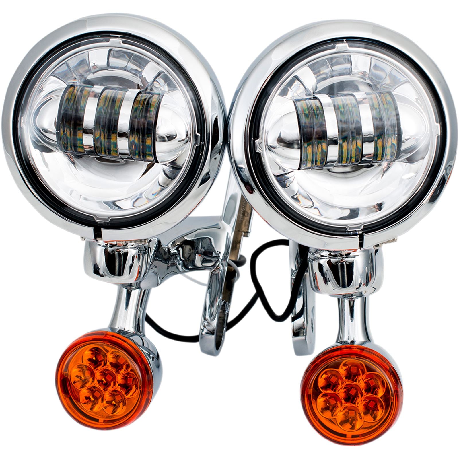 Rivco Products LED Turn/Run Lights 4-1/2" - Chrome/Chrome [MPN: MV185]_466695