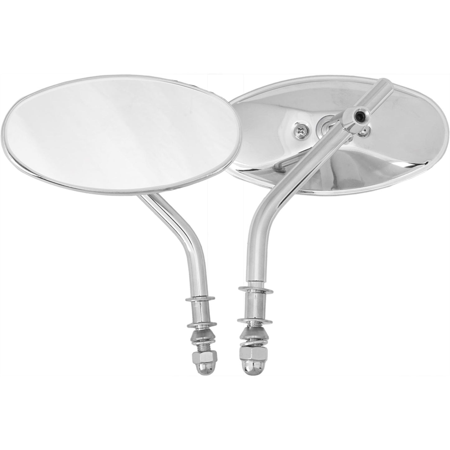 Harddrive Chrome  Oval Mirror Short Stem [MPN: 119044]_242584