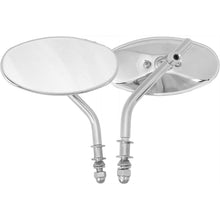 Harddrive Chrome  Oval Mirror Short Stem [MPN: 119044]_1478648