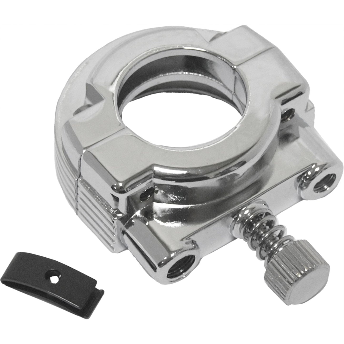 Harddrive Throttle Clamp Single Cable Chrome  [MPN: 30-106D]_242606