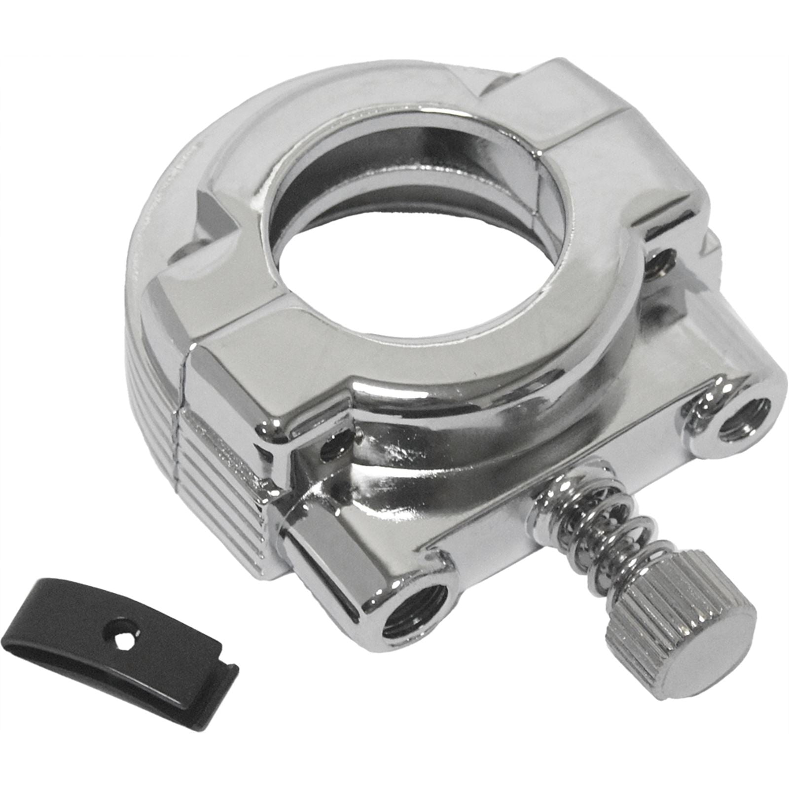Harddrive Throttle Clamp Dual Cable Chrome  [MPN: 30-665A]_242610