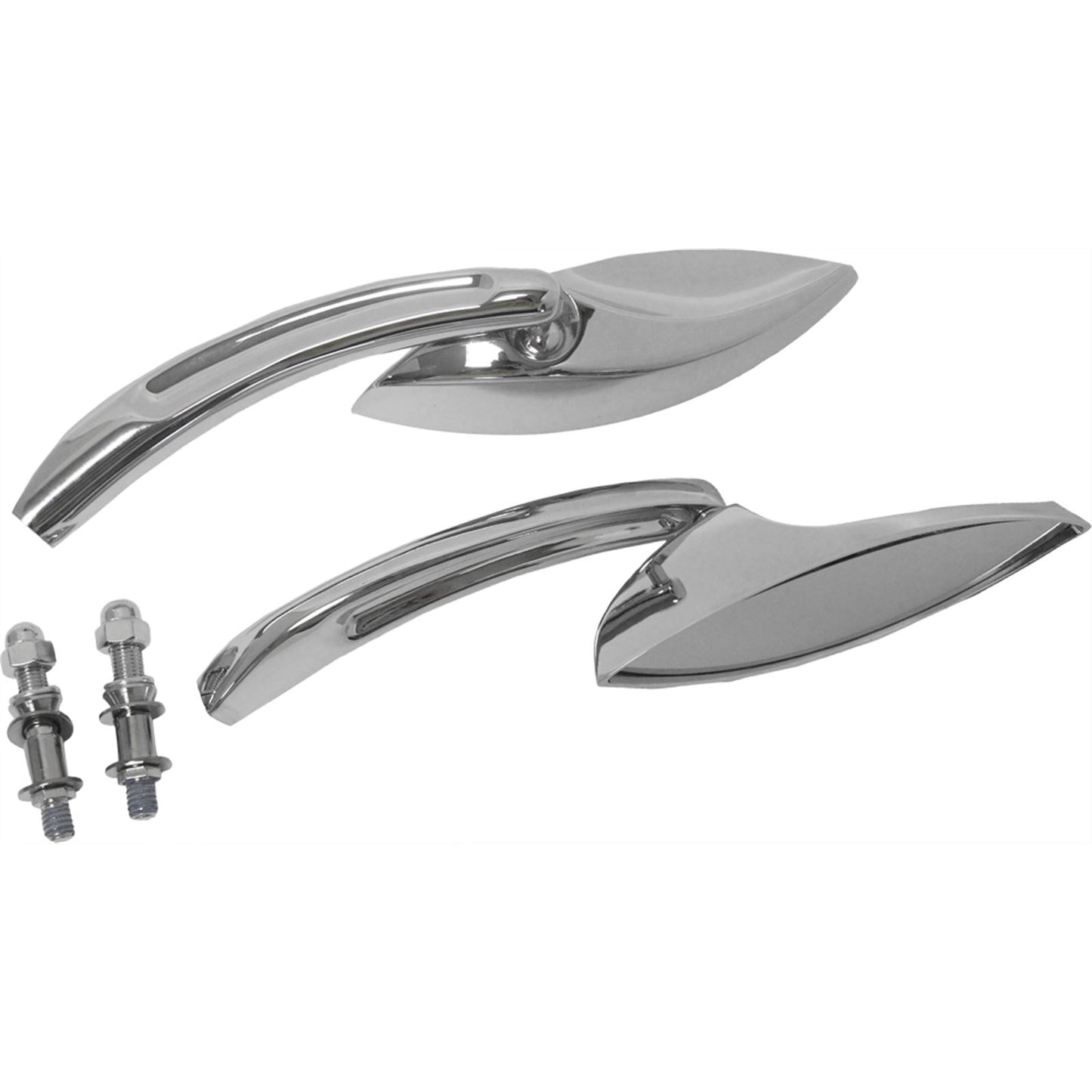 Harddrive Mirrors Chrome  Elliptical Chrome  [MPN: 18-222]_242632