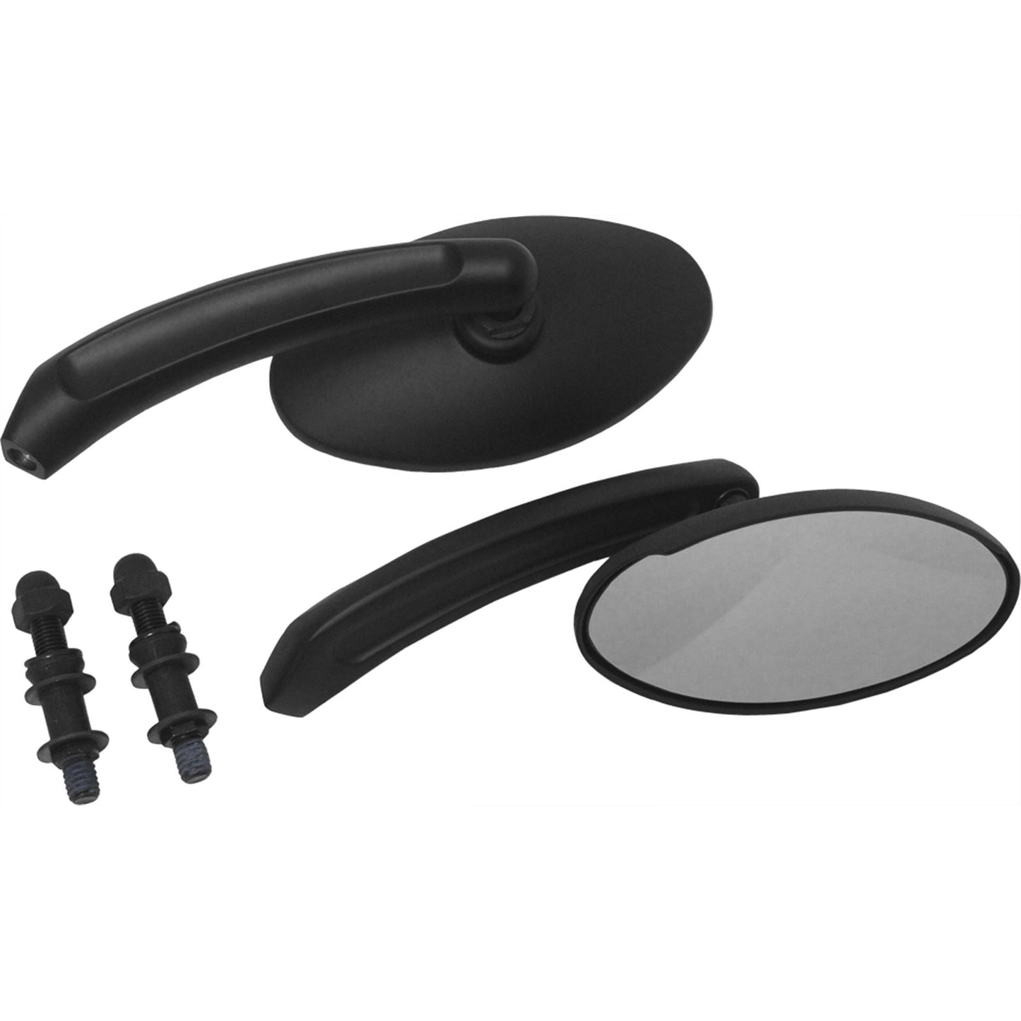 Harddrive Mirrors Black Oval Black 18-243_242635