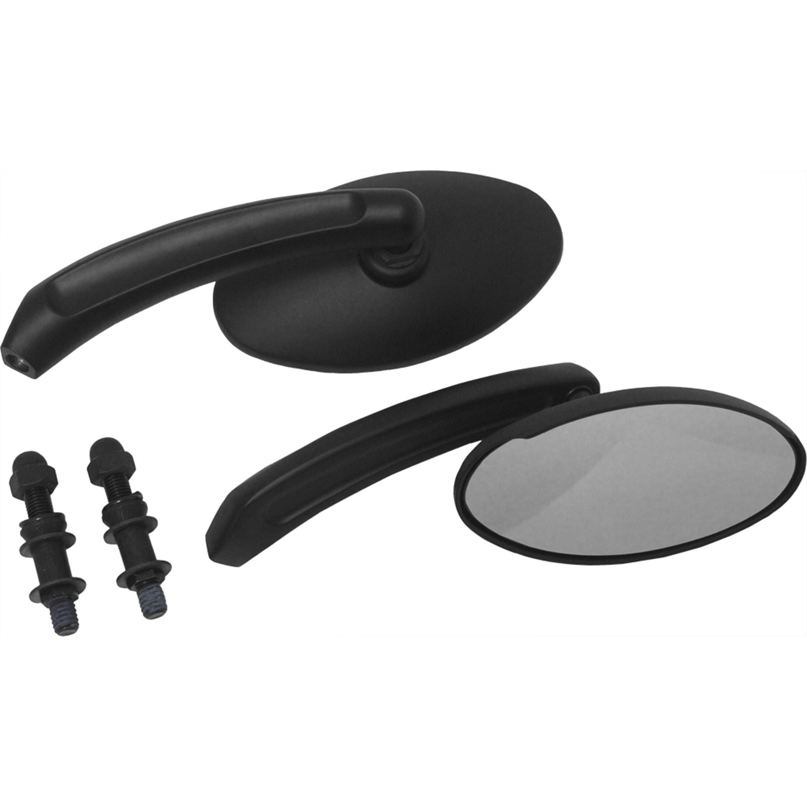 Harddrive Mirrors Black Oval Black 18-243_242635