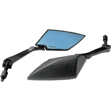 Koso Blue Lens Mirror - Carbon Fiber/Black OA016CK6_410014