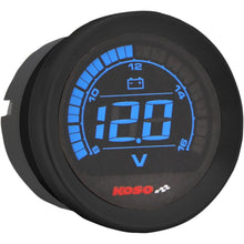 Koso 2" Voltmeter Gauge - Black BA050310_410411