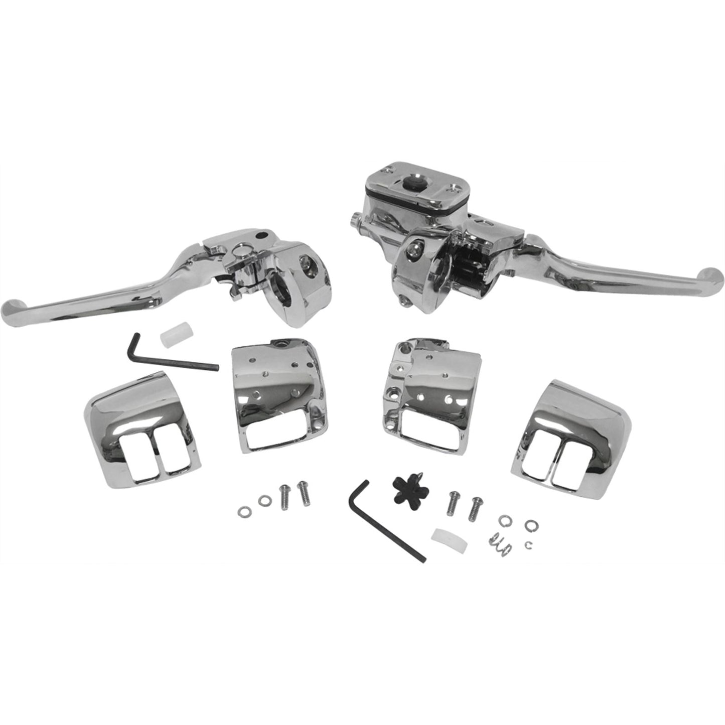 Harddrive Handlebar Controls 9/16 Master Cylinder w/Out Switches Chrome 96-06 26-095_242662