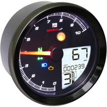 Koso TNT-04 Multi-Function Meter - Black Bezel - 3.30" Diameter x 2.19" D BA051411_410343