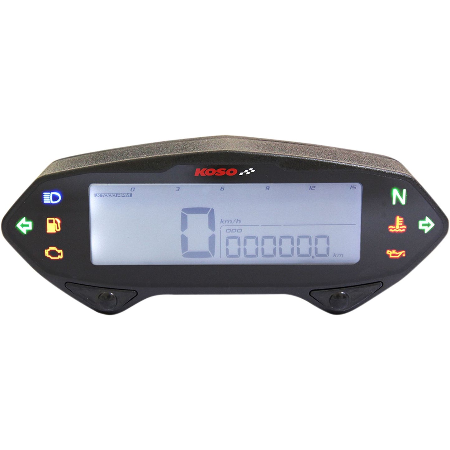 Koso DB-01RN Multi-Function Meter - 4.72" L x 0.78" W x 1.81" H BA041000_410229