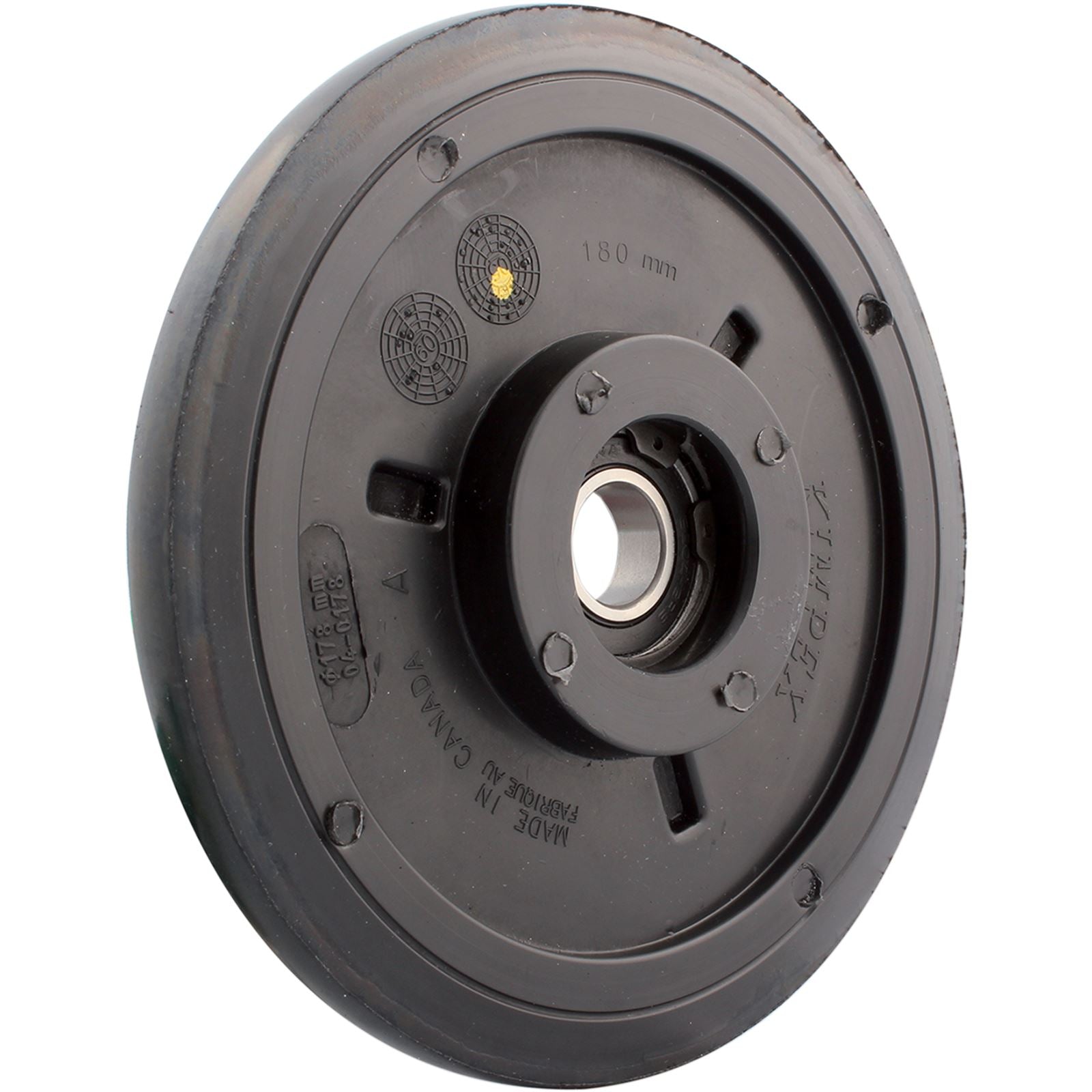 Kimpex Idler Wheel with Bearing 60042RS - Black - Group 13 - 178 mm x 20 mm [MPN: 04-0178-20]_408686