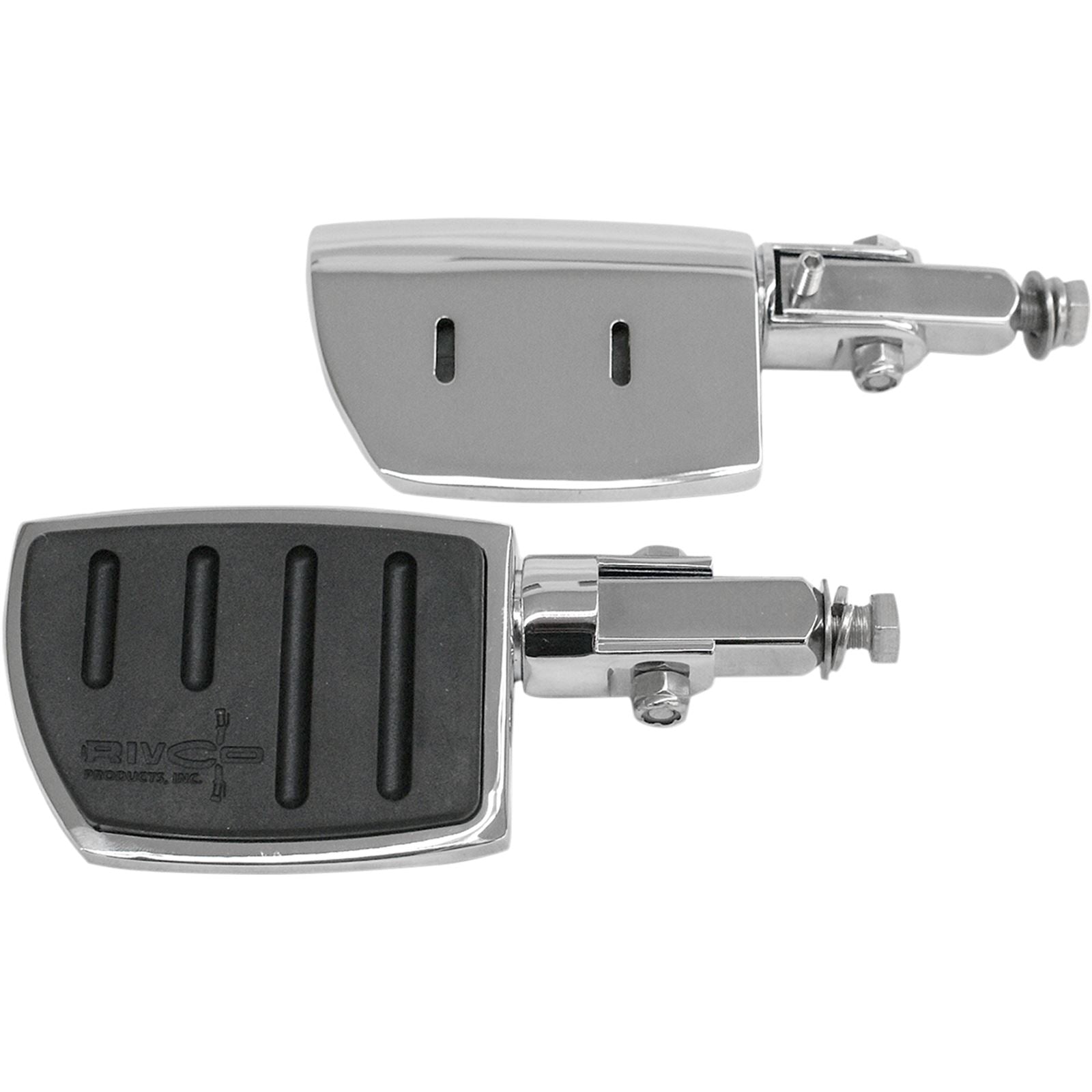 Rivco Products Flatfoot Wide Pegs - Chrome [MPN: PEGSW]_466630