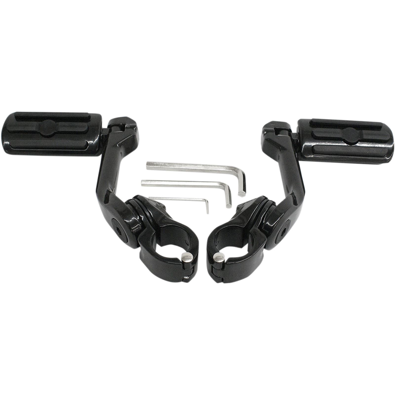 Rivco Products Highway Pegs with Mount - Black [MPN: MV110]_466626