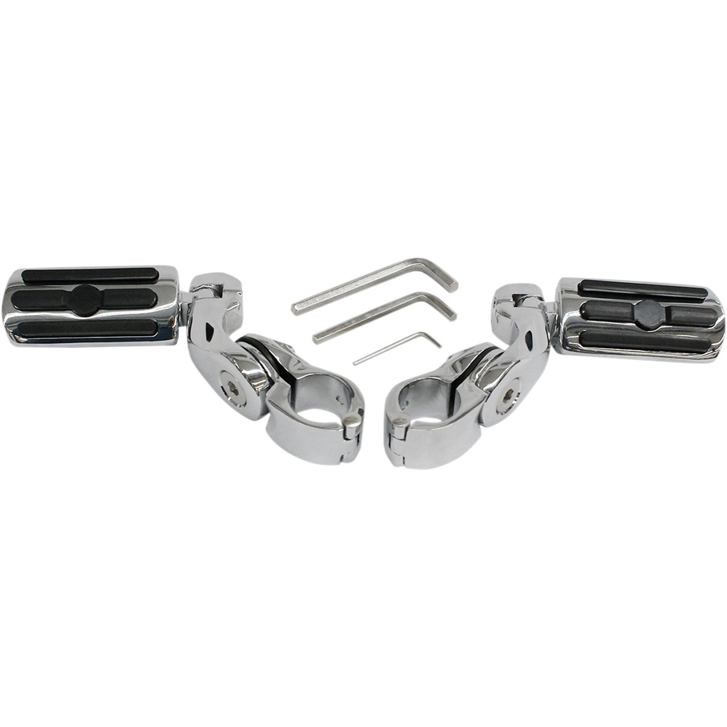 Rivco Products Highway Pegs with Mount - Chrome [MPN: MV115]_466627