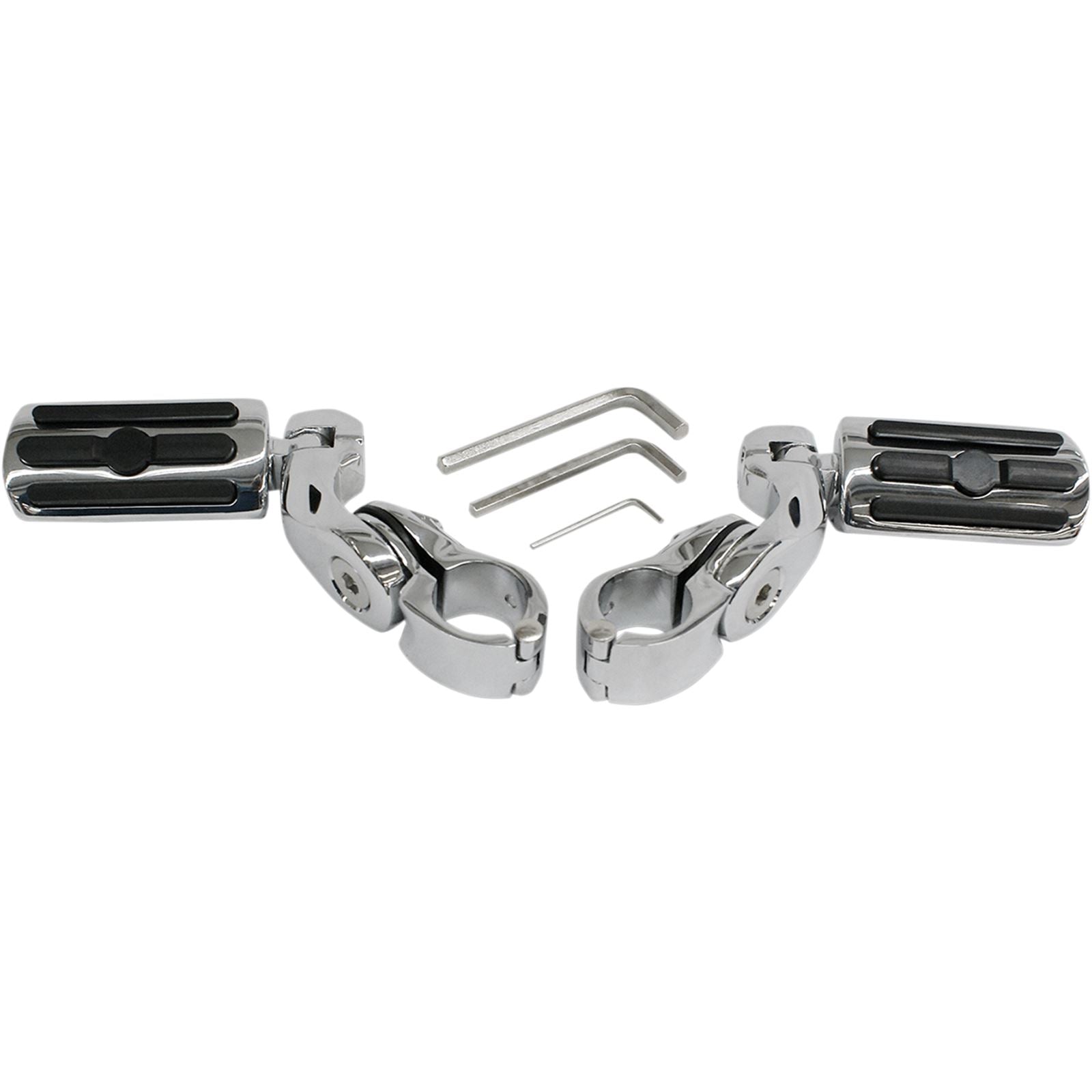 Rivco Products Highway Pegs with Mount - Chrome [MPN: MV115]_466627