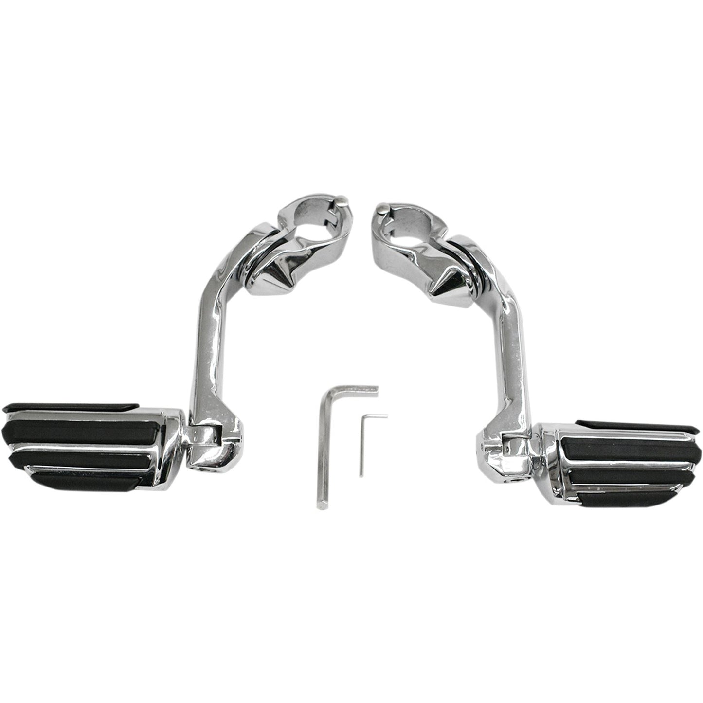 Rivco Products Highway Pegs with Mount - Chrome [MPN: MV120]_466628