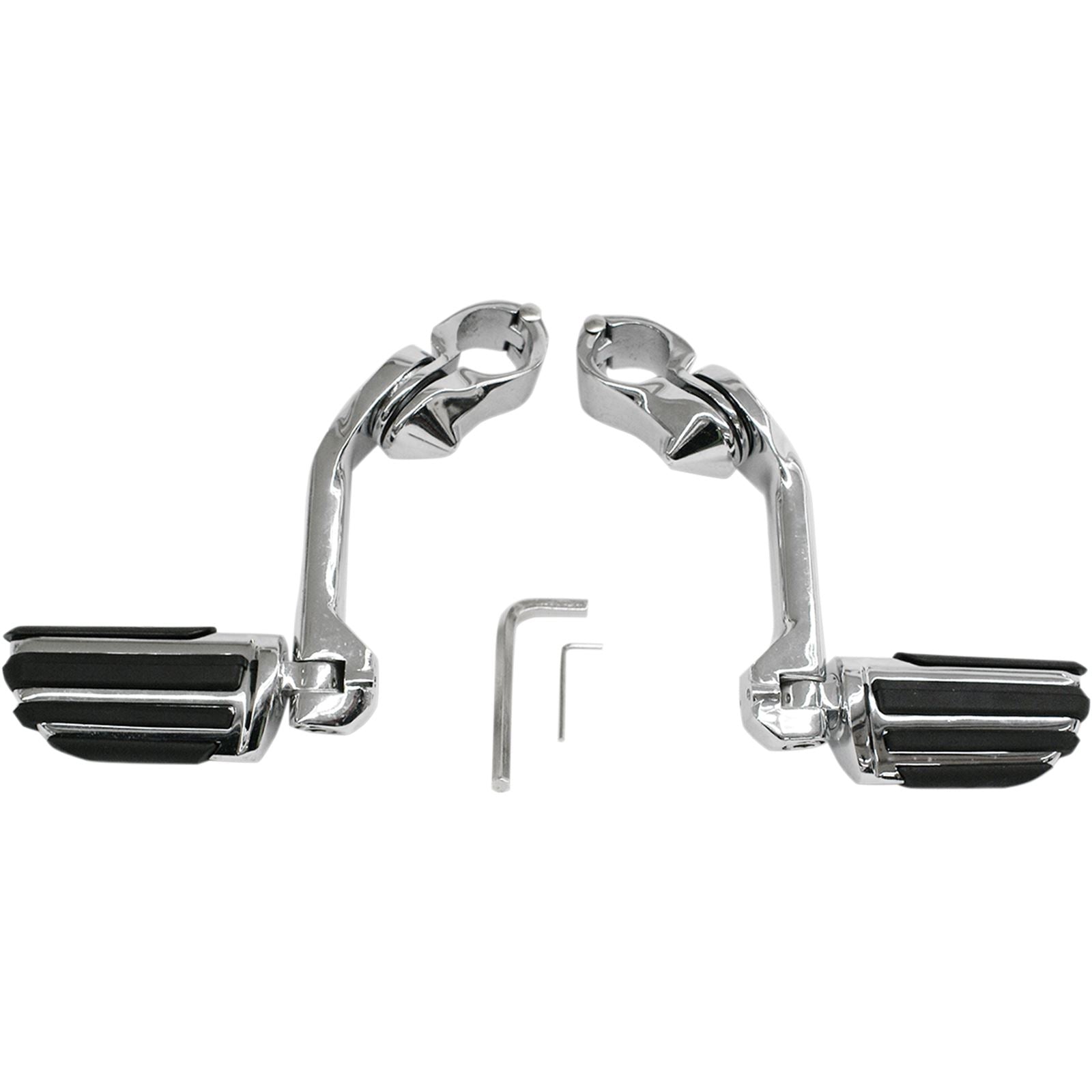 Rivco Products Highway Pegs with Mount - Chrome [MPN: MV120]_466628