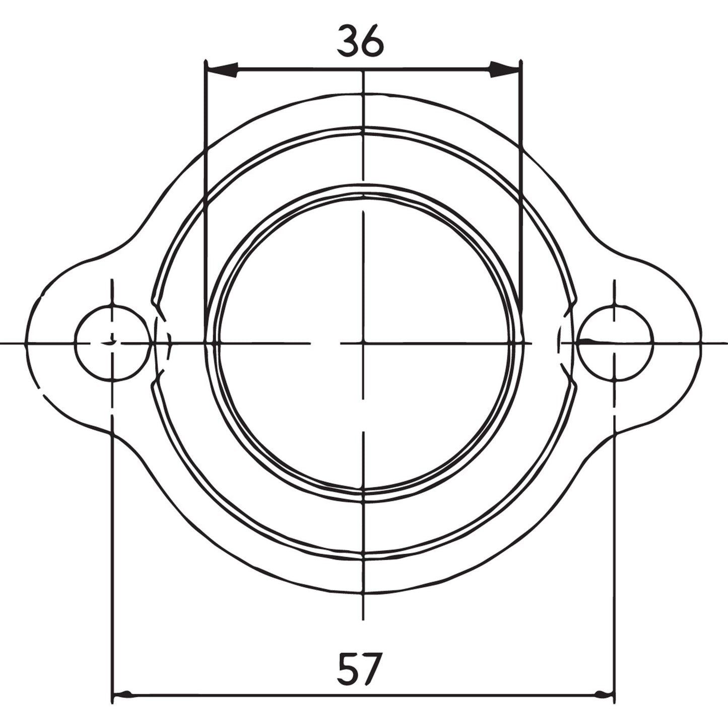 Kimpex Carburetor Flange for Polaris [MPN: 07-100-08]_408220
