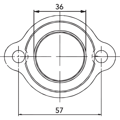 Kimpex Carburetor Flange for Polaris [MPN: 07-100-08]_408220