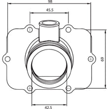 Kimpex Carburetor Flange for Ski-Doo 07-100-34_408229