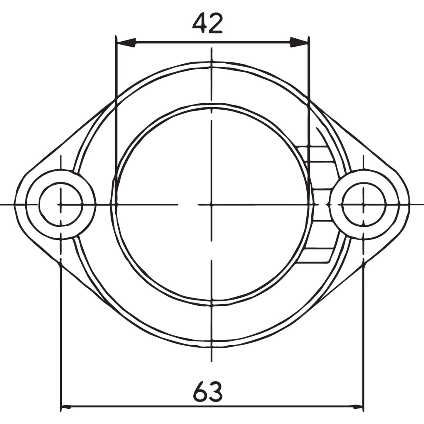 Kimpex Carburetor Flange for Polaris 07-100-05_408216
