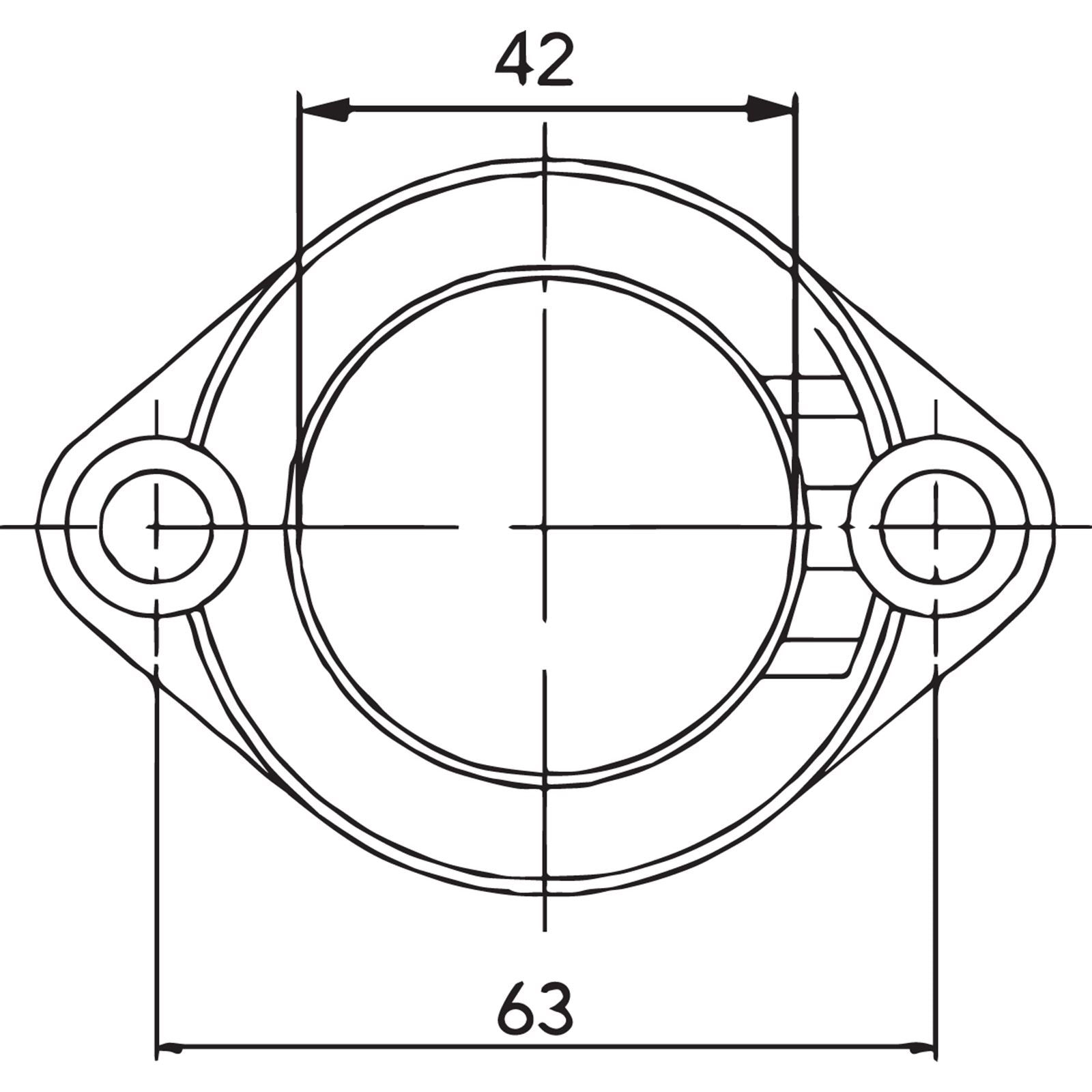 Kimpex Carburetor Flange for Polaris 07-100-05_408216