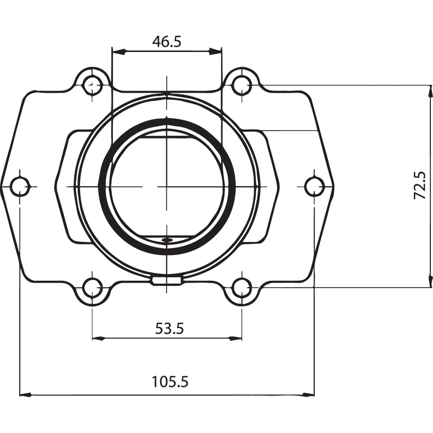 Kimpex Carburetor Flange, Arctic Cat 07-101-02_408181