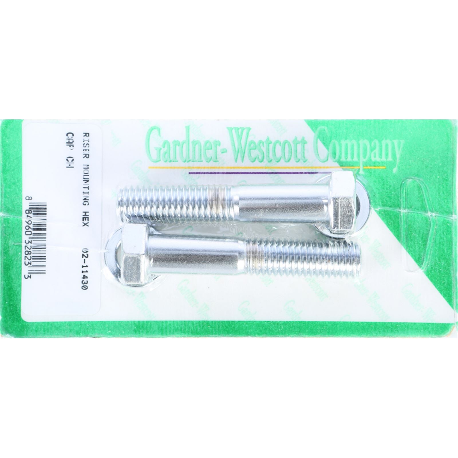 Gardnerwestcott Riser Bolts Chrome Hex Cap 1/2-13 X 2 3/4 Coarse Thread 02-11430_242824