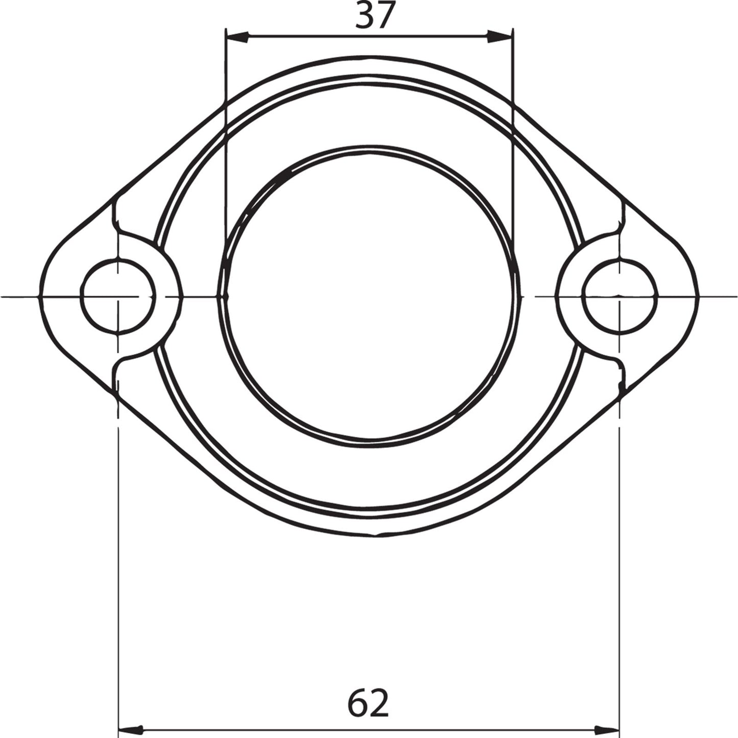 Kimpex Carburetor Flange for Polaris 07-100-58_407995