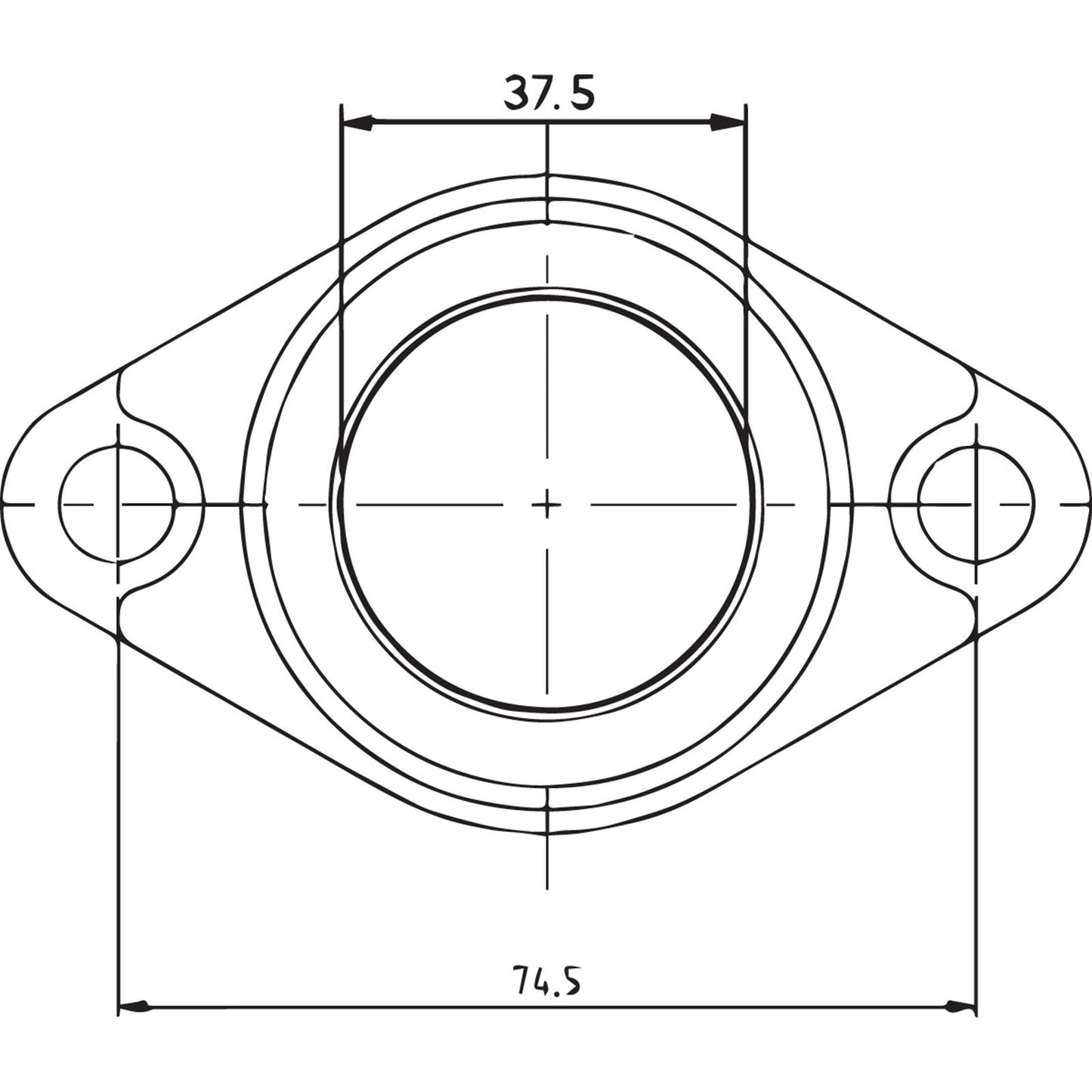 Kimpex Carburetor Flange for Polaris 07-100-46_407981