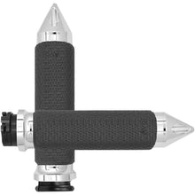 Avon Grips Cable Throttle Memory Foam Grip Chrome MF-63-CH-SPK_347627