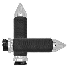 Avon Grips Cable Throttle Memory Foam Grip Chrome MF-63A-CH-SPK_242893