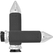 Avon Grips Cable Throttle Memory Foam Grip Chrome MF-63B-CH-SPK_347635