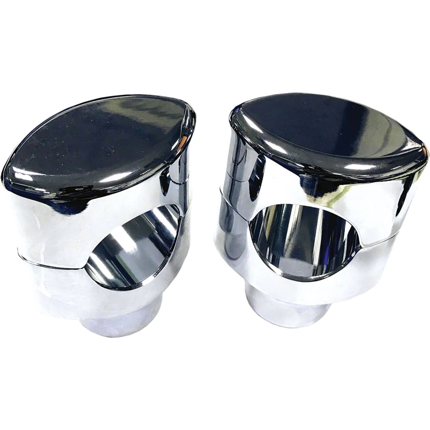 Harddrive Chrome  Handlebar Risers For 1.25" Diameter Bars 240973_242953