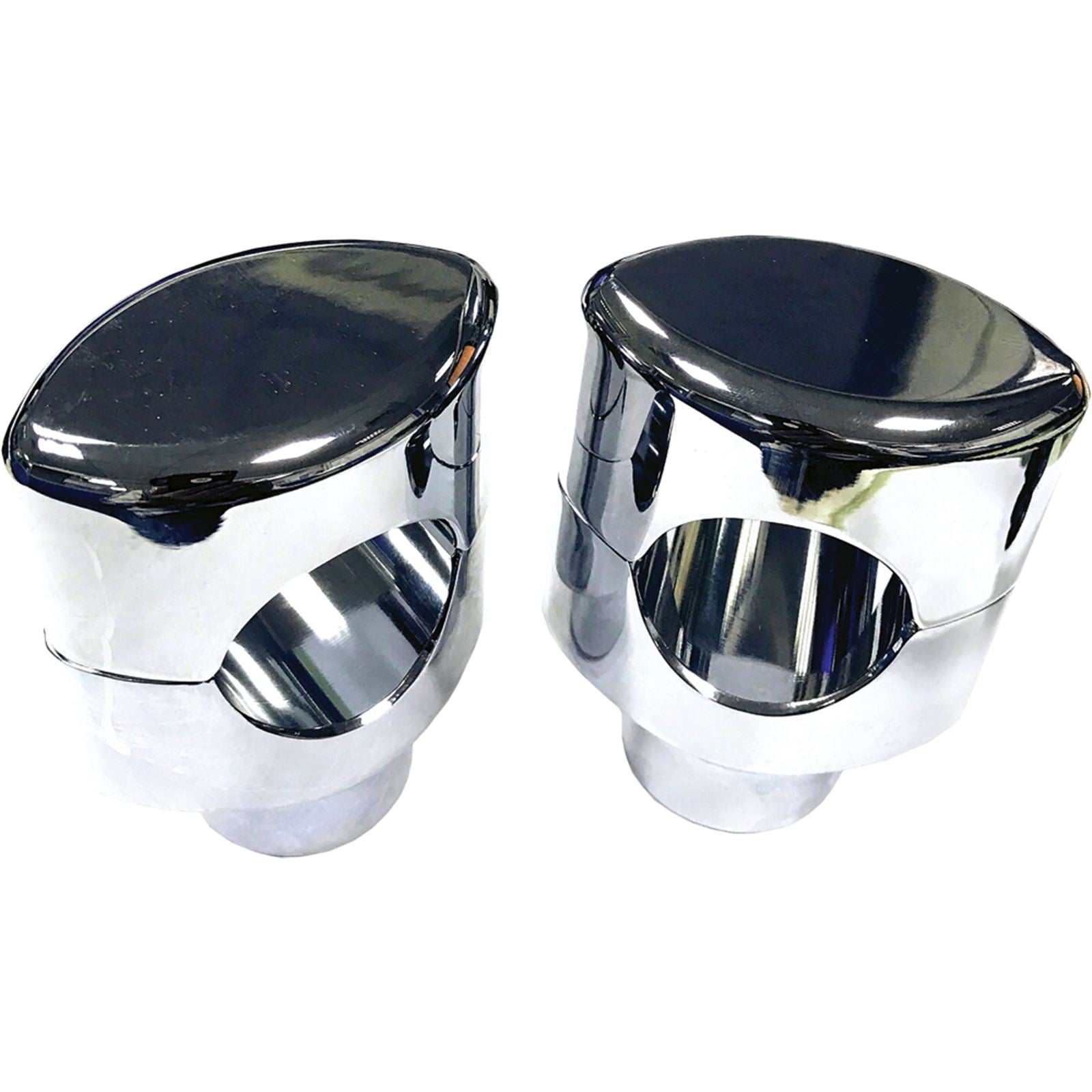 Harddrive Chrome  Handlebar Risers For 1.25" Diameter Bars 240973_242953