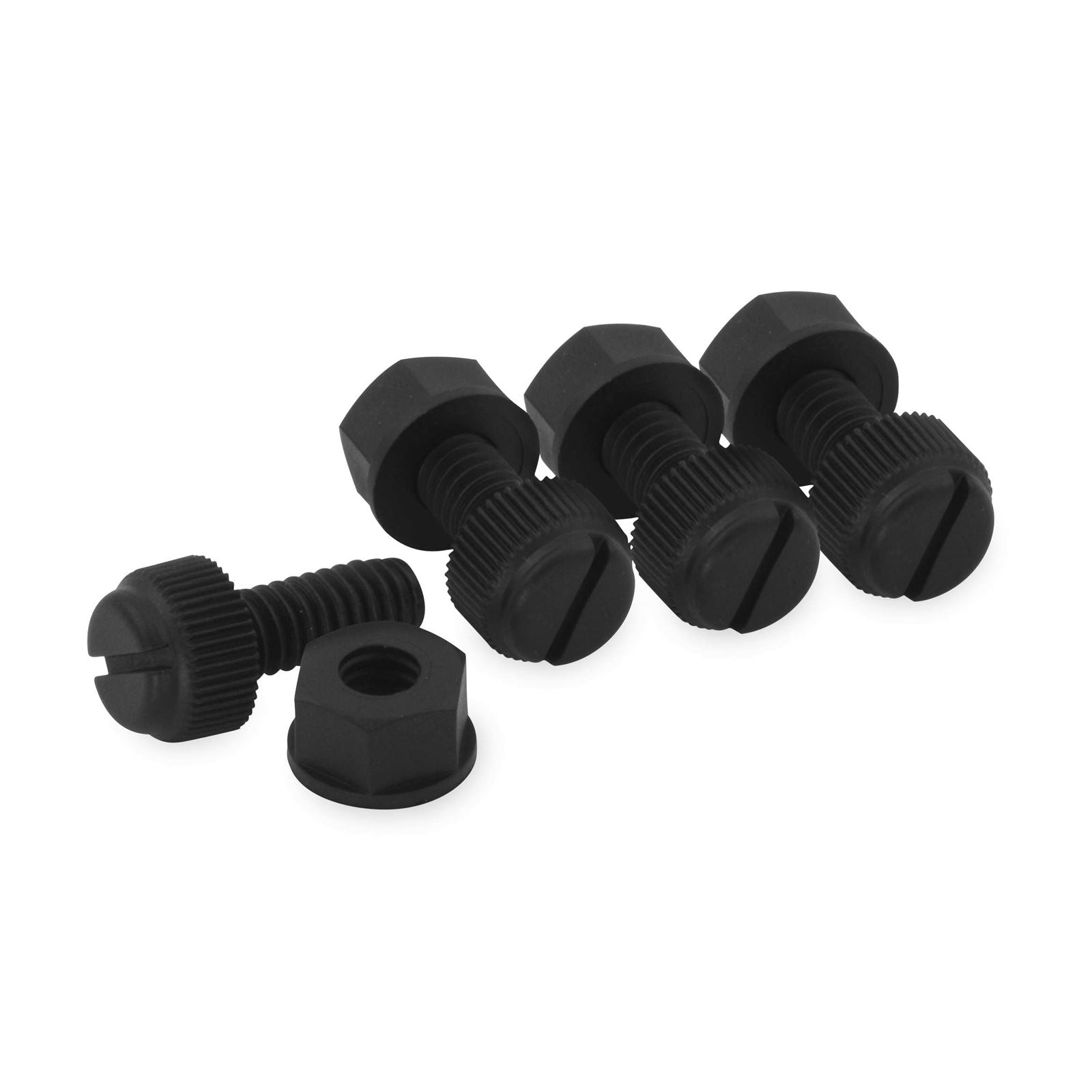 Bolt MC Hardware License Plate Bolts/Nuts - 4/Pack LPFNYLON_242992