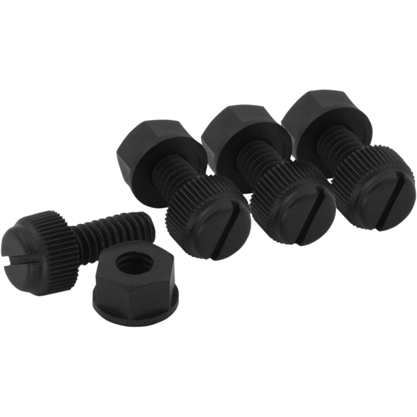 Bolt MC Hardware License Plate Bolts/Nuts - 4/Pack LPFNYLON_354237