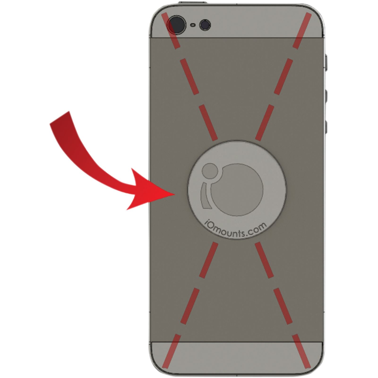 Klock Werks iOadapt Disk for Device Mount [MPN: IOADAPTDISC]_409207