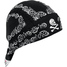 Zan Flydanna Skull Paisley Black Z500_501943