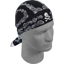 Zan Flydanna Skull Paisley Black Z500_243256