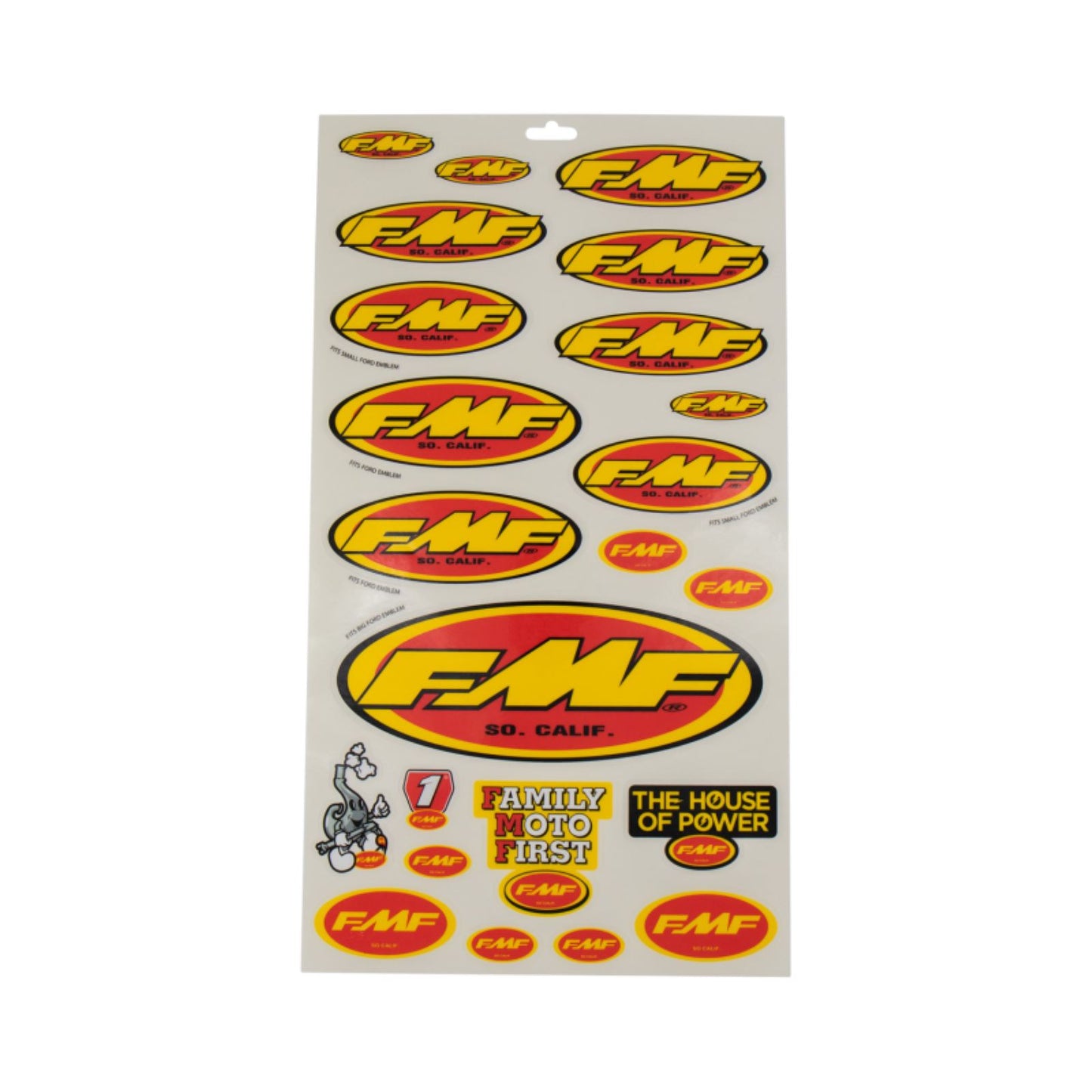 FMF Racing Assorted Sticker Sheet 014800_1459458