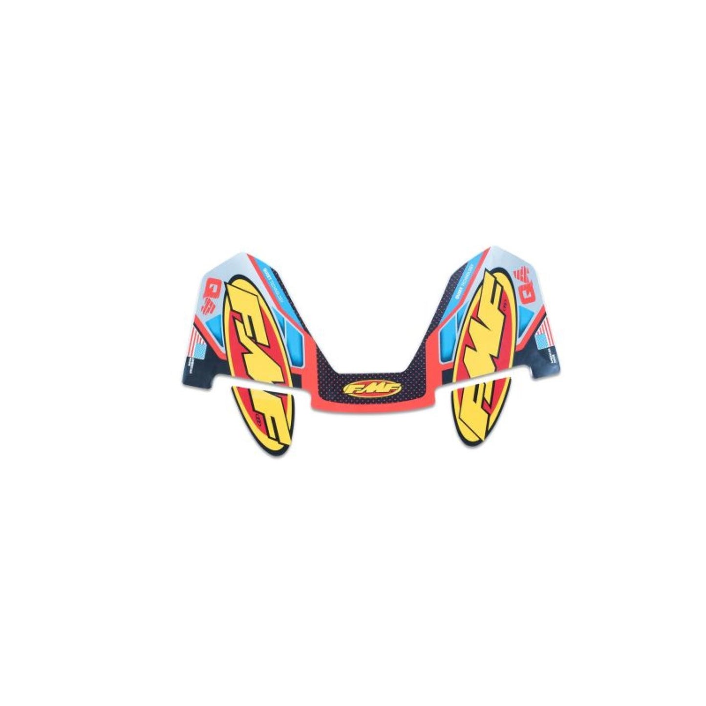 FMF Racing Exhaust Replacement Decal -  Q4 Hex 014843_1459319