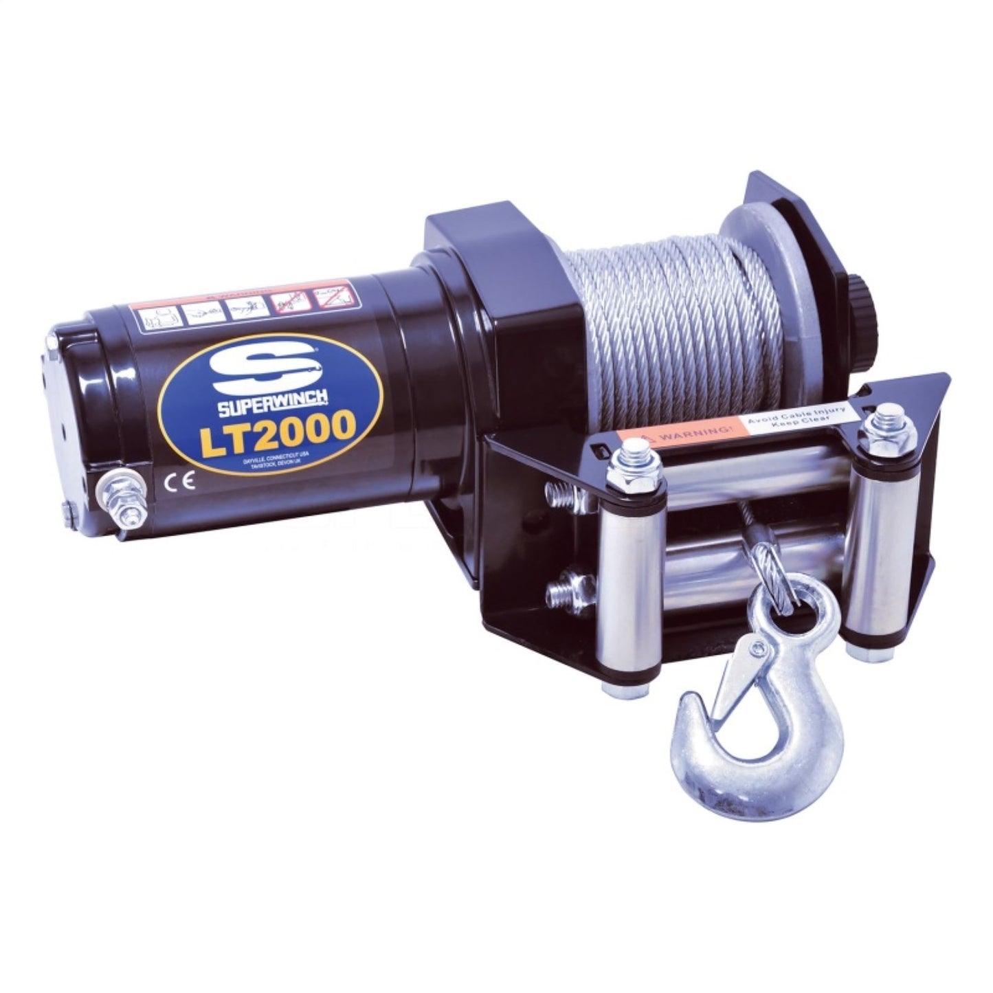 Super Winch 2000 LBS 12V DC 5/32in x 49ft Steel Rope LT2000 [MPN: 1120210]_1854643