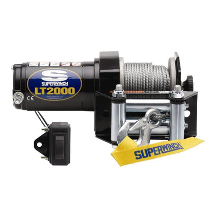 Super Winch 2000 LBS 12V DC 5/32in x 49ft Steel Rope LT2000 [MPN: 1120210]_1856506