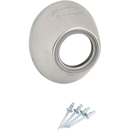 FMF Racing End Cap - Stainless Steel - Slash Cut - Powercore 4/Q4 040635_388277
