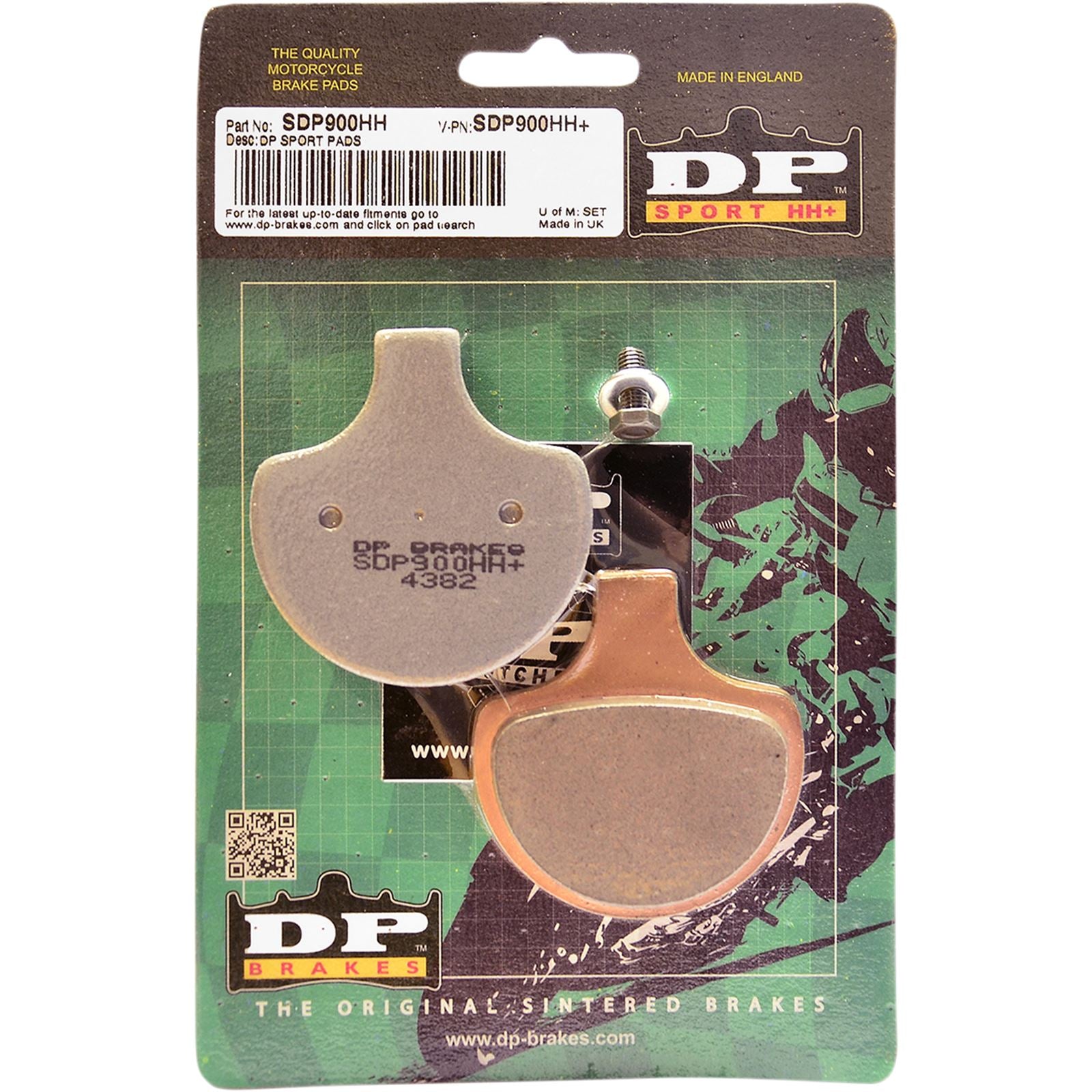 DP Brakes Sintered Metal Brake Pads for Harley-Davidson - SDP900HH [MPN: SDP900HH]_373884