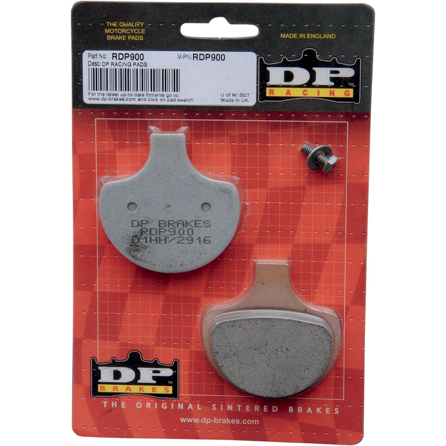 DP Brakes Brake Pads - For Harley-Davidson - RDP900 [MPN: RDP900]_373836