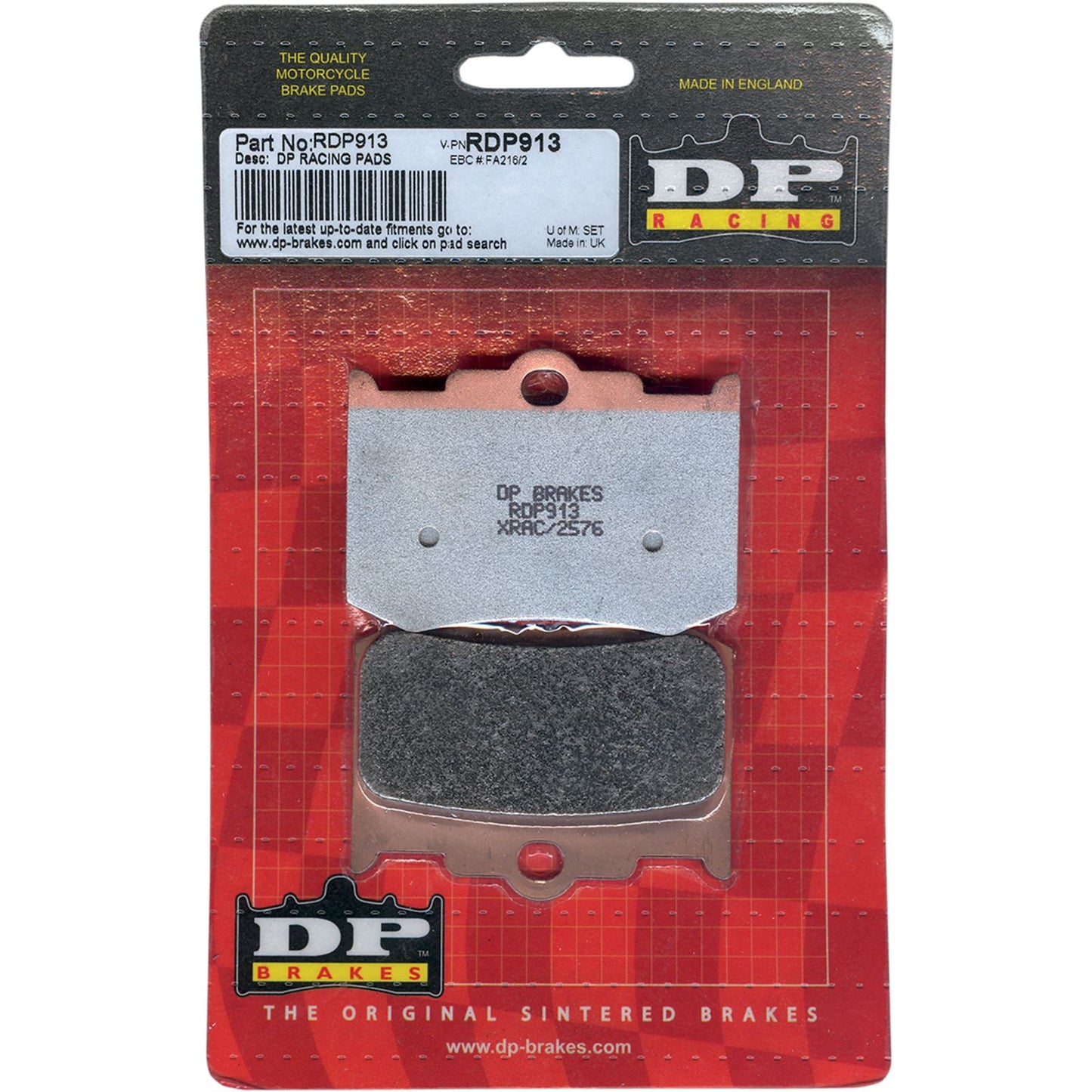DP Brakes Sintered Brake Pads - 4-Piston Caliper [MPN: RDP913]_373837