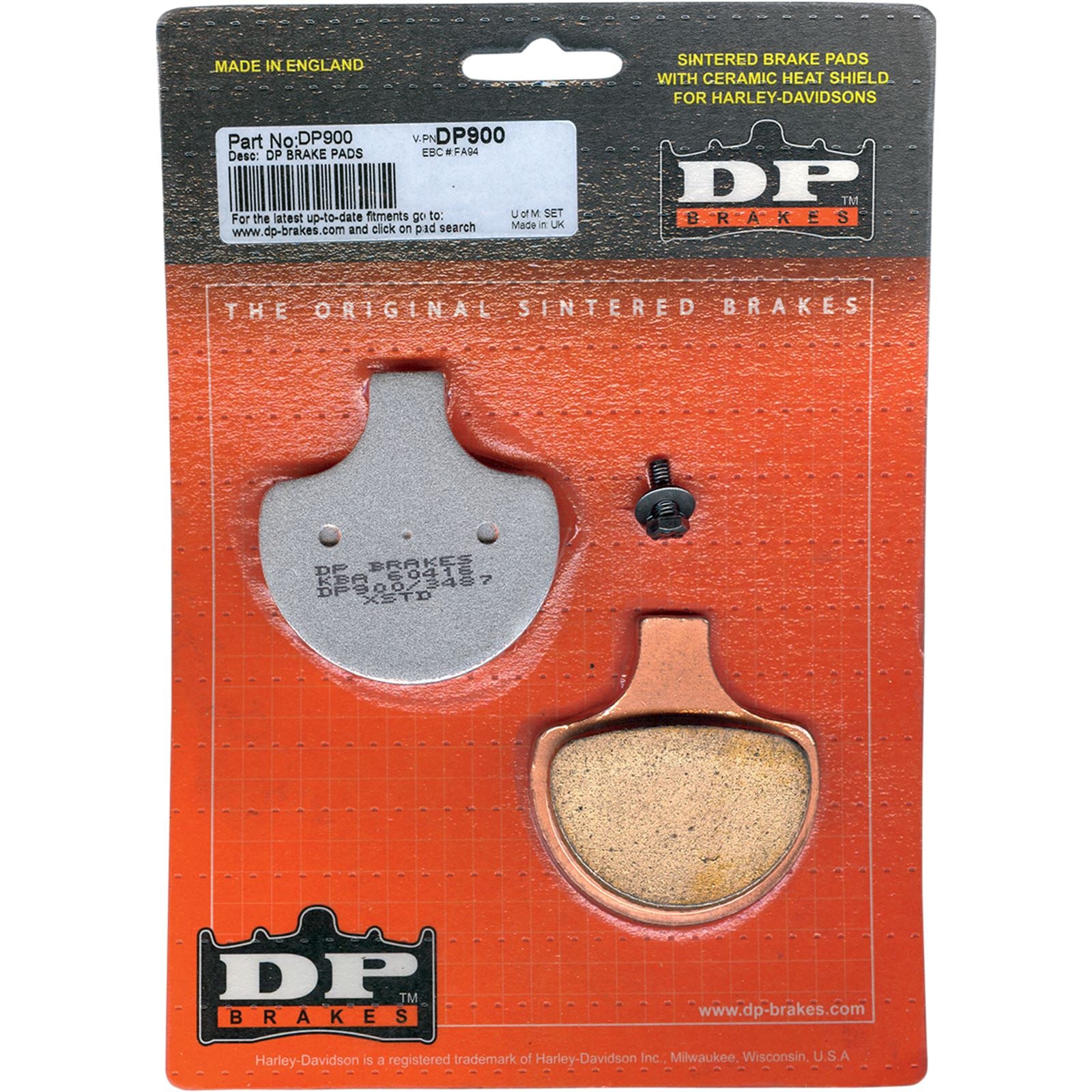 DP Brakes Sintered Brake Pads - DP900 [MPN: DP900]_373653